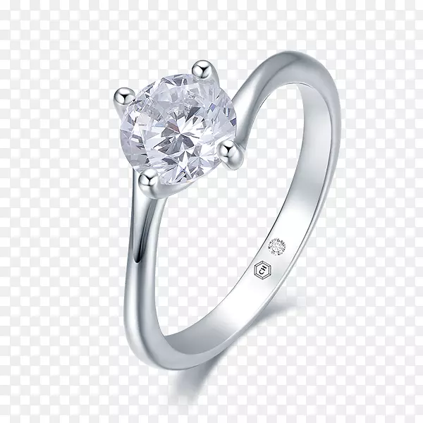 结婚戒指珠宝钻石订婚戒指抛光原始钻石戒指