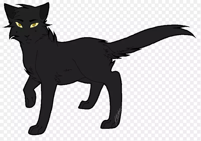 黑猫家用短毛猫须超级版系列-卡通武士猫画