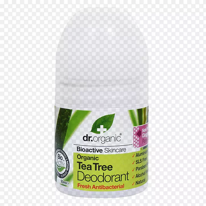 DR有机茶树除臭剂50 ml，有机除臭剂DR。有机茶树纯油10毫升茶树油茶树除臭剂