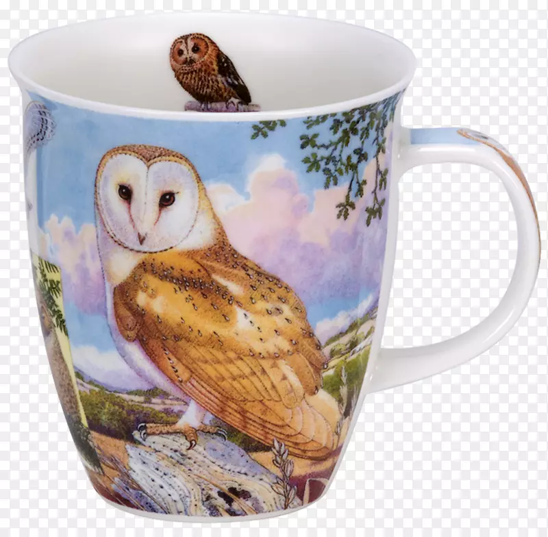 猫头鹰咖啡杯瓷杯猫头鹰杯