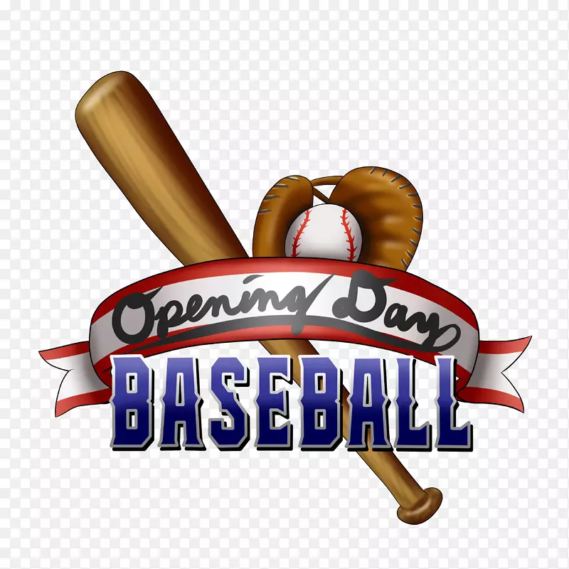 LOGO剪贴画插画品牌字体-MLB开幕日