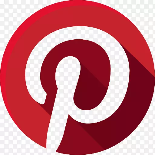 社交媒体、电脑图标、社交网络服务(如按钮)-Pinterest社交媒体图标