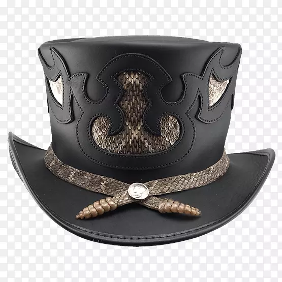 牛仔帽，大礼帽，响尾蛇-蒸汽朋克缝纫图案