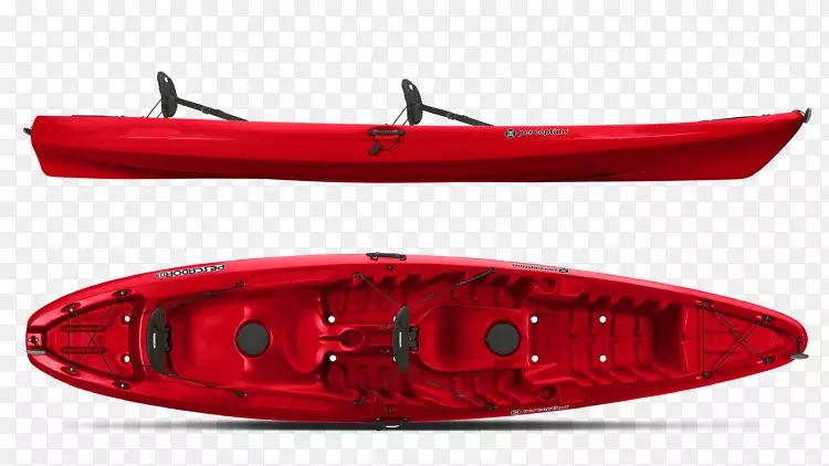 坐上船独木舟钓鱼感知佩斯卡多13.0 t-红色鲈鱼船在水上