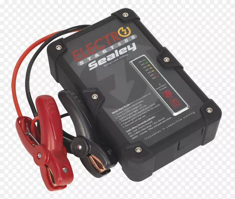 交流适配器汽车Sealey e/Start 600电动起动无电池跳跃起动器系统600A 12v-汽车电池跳线器