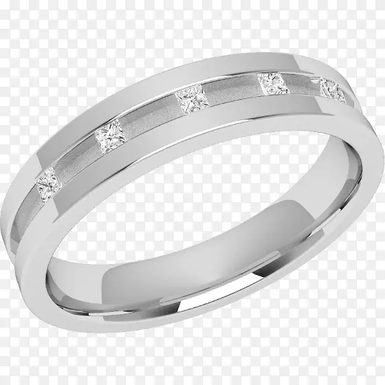 婚戒订婚戒指钻石公主切割-女式钻石戒指产品
