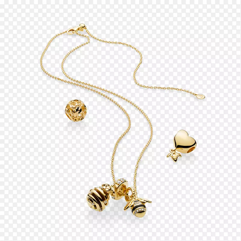 项链，耳环，珠宝，迷人的手镯-采矿蜜蜂
