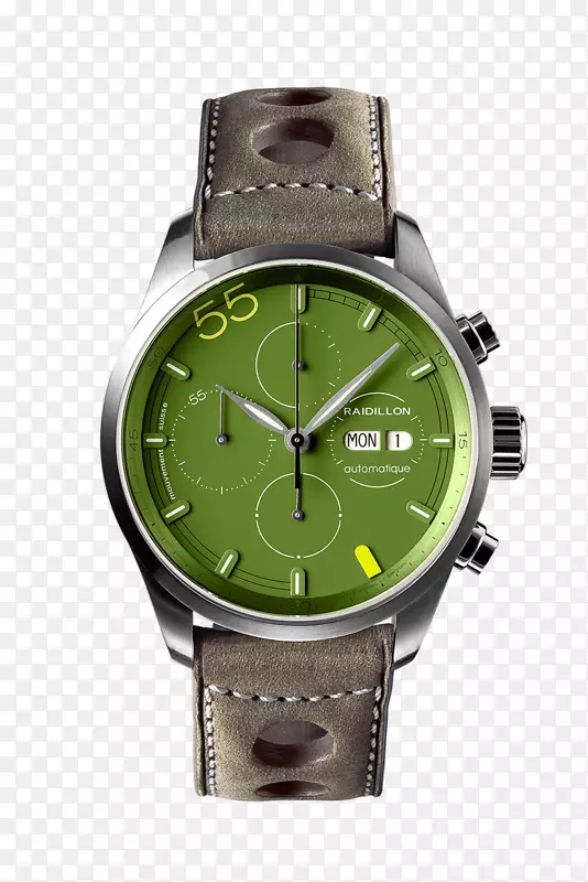 手表表带计时仪雷迪龙化石组-粗体绿色2号