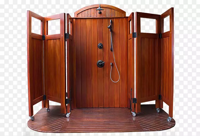 硬木制品设计木材染色-室外浴