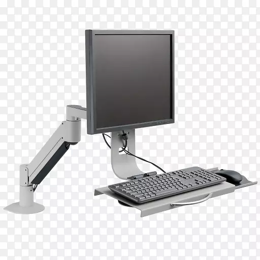 计算机键盘计算机监视计算机鼠标人机工程学键盘工作站计算机监视器安装