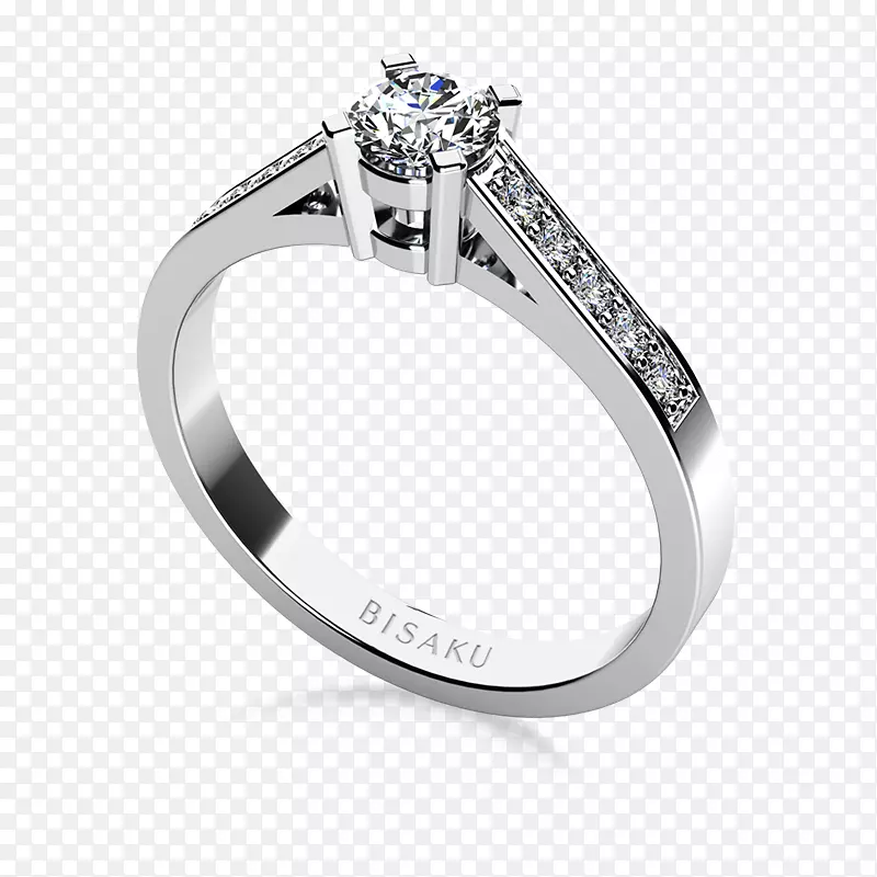 订婚戒指结婚戒指比萨库-简单的石头珠宝模型