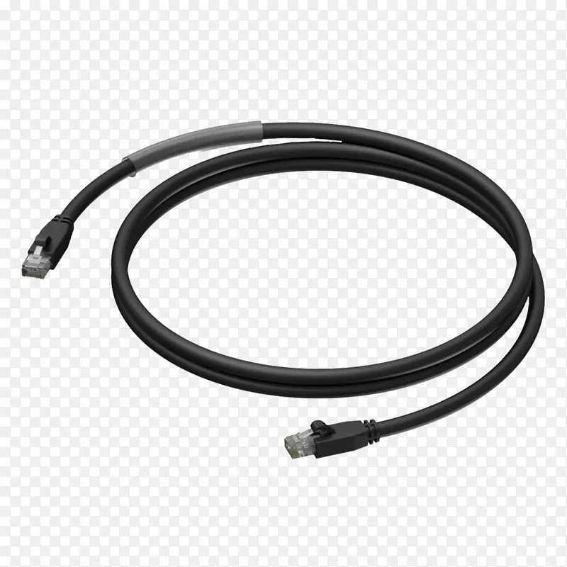 电缆双绞线对5类电缆xlr连接器bnc连接器数据线卷筒