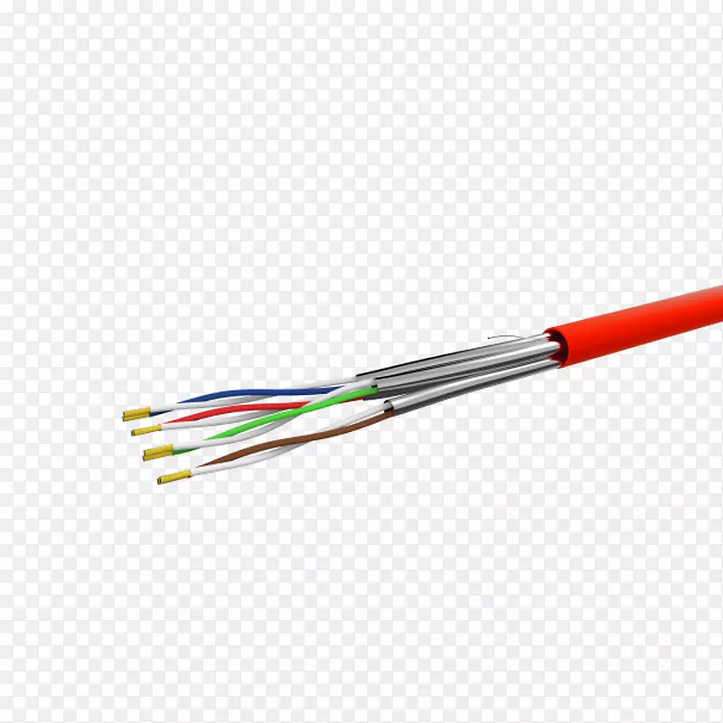 网络电缆产品设计线-实心红27号