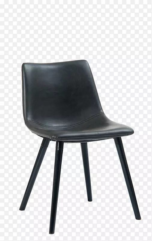 Jysk eetkamerstoel jonstrup Grijs/eiken黑色金属-乙烯基座椅