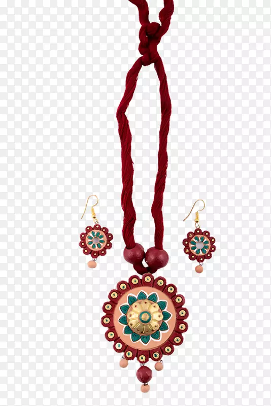 项链，耳环，珠宝，魅力和挂件，兵马俑-古老的歌唱碗