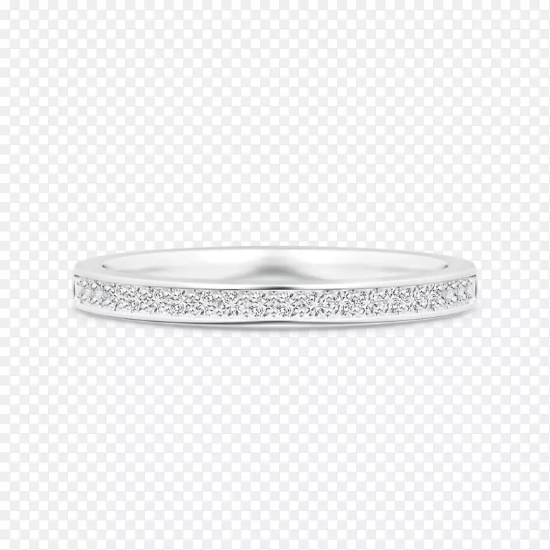 结婚戒指银手镯白金铺路无限带