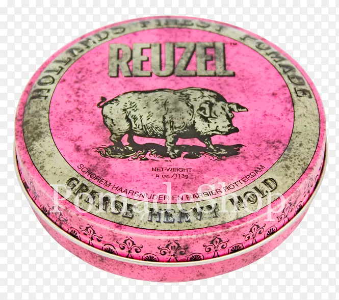 Reuzel粉红重握油脂润发发型师发型-理发纤维