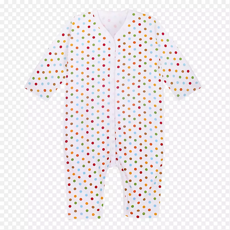 婴儿和幼童单件圆管连衣裙t恤波尔卡圆点条纹