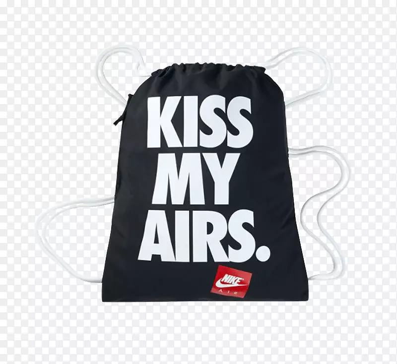 耐克遗产吻我的空气健身房包(沿海蓝色)品牌标志文字-遗产橄榄绿背包