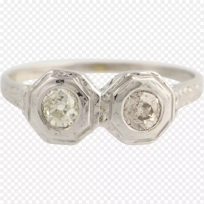 结婚戒指银白金产品设计艺术装饰钻石戒指