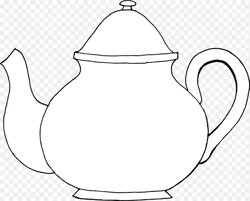 线艺术水壶剪贴画田纳西茶壶-犹他州茶壶32 32