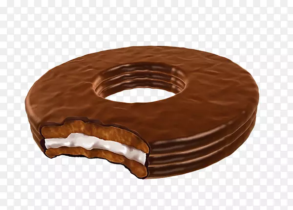 甜甜圈食品插图巧克力棒-C4D组合创意