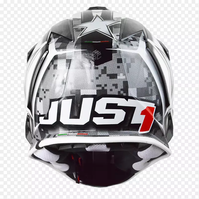 摩托车头盔摩托十字-1 J32职业摇滚明星2.0只1 J32猛禽头盔喷气摩托四