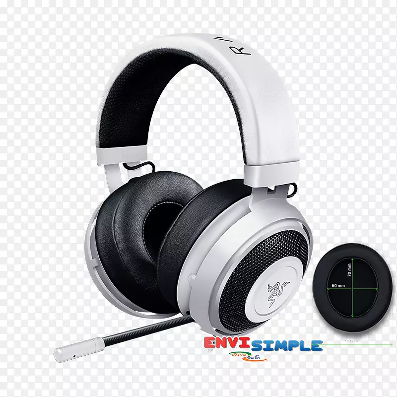 Razer kraken pro v2 Razer kraken 7.1 v2耳机Razer Inc.-罗技游戏耳机绿色