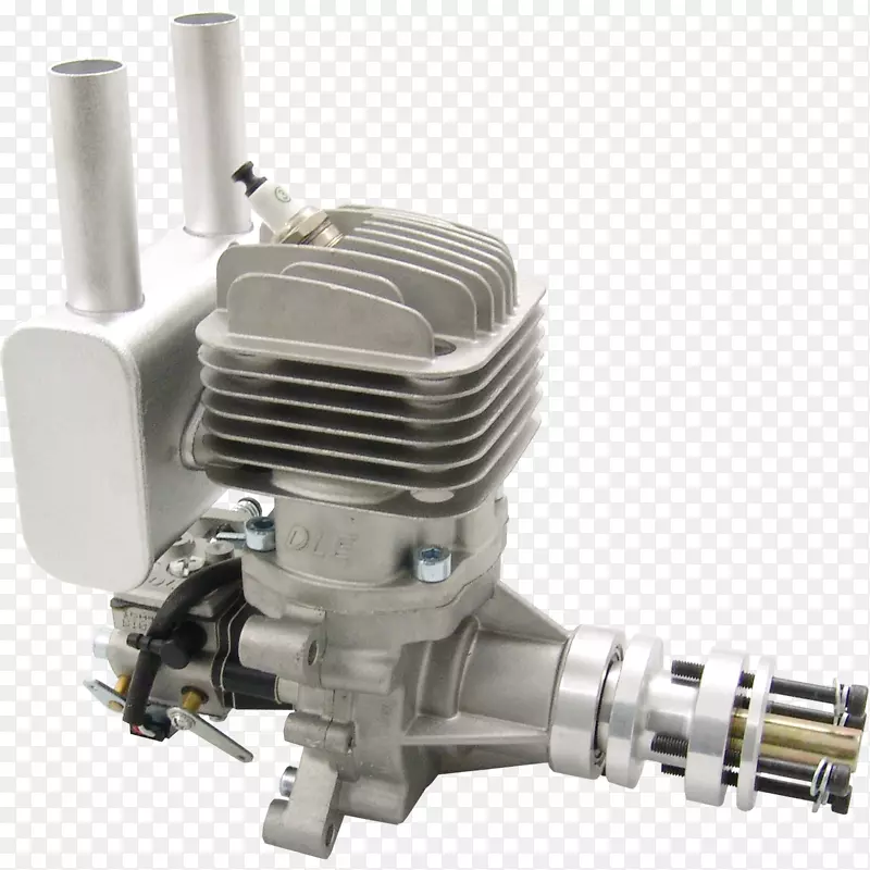 二冲程汽油发动机dl-30汽油发动机dle30 dl-55 ra后排气发动机w/ei和消声器-木燃气发动机