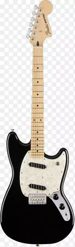 Fender Mustang电吉他护舷乐器公司指板-电吉他演奏者海报