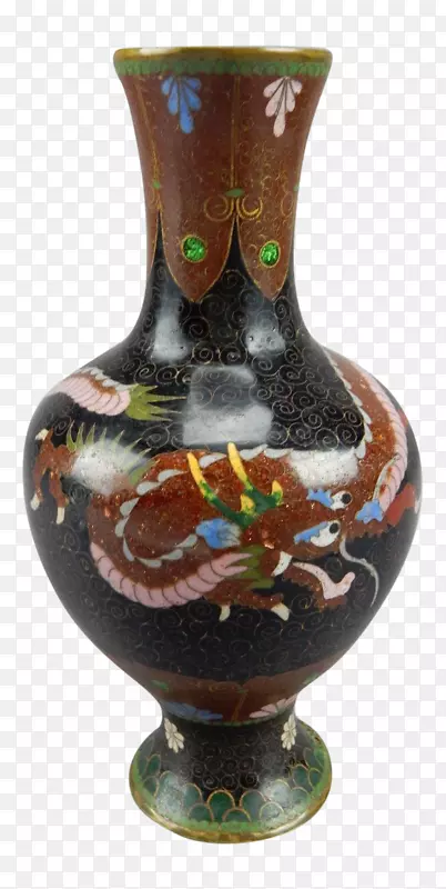 陶器花瓶-景泰蓝花瓶
