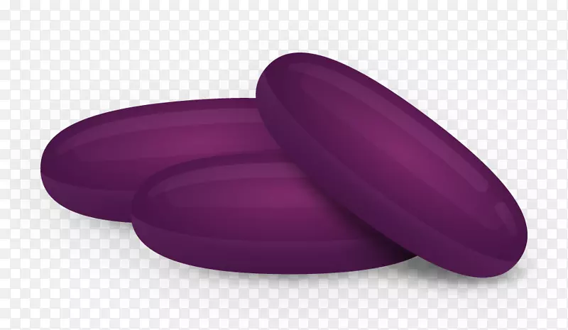 产品设计紫鱼油胶囊实际尺寸