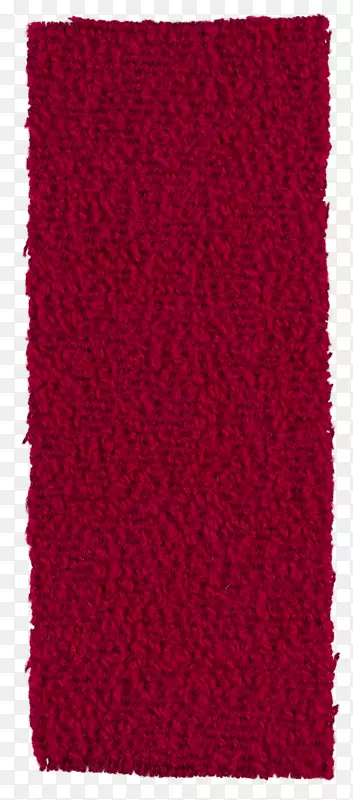 长方形羊毛红亚麻纤维纱