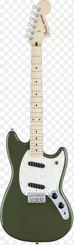 Fender Mustang 90电吉他指板-电吉他演奏者海报