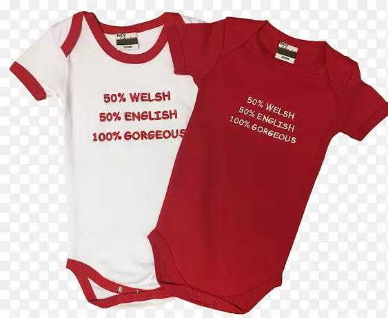 婴儿和幼童一件T恤威尔士服装耐克婴儿服装