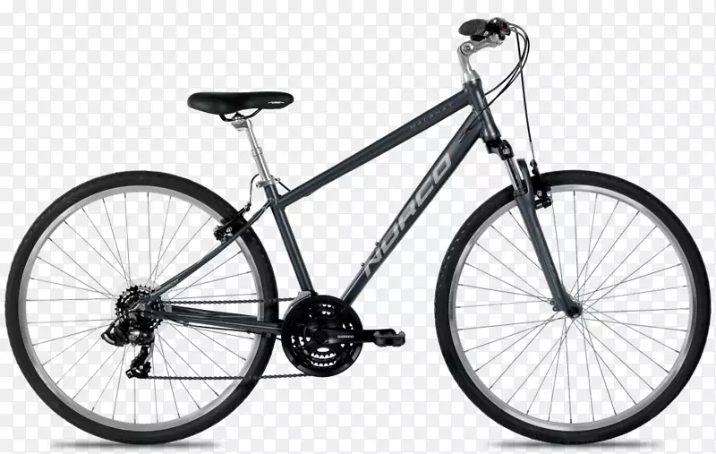 自行车车轮约克维尔，多伦多诺科自行车跨过框架-混合动力自行车2017年