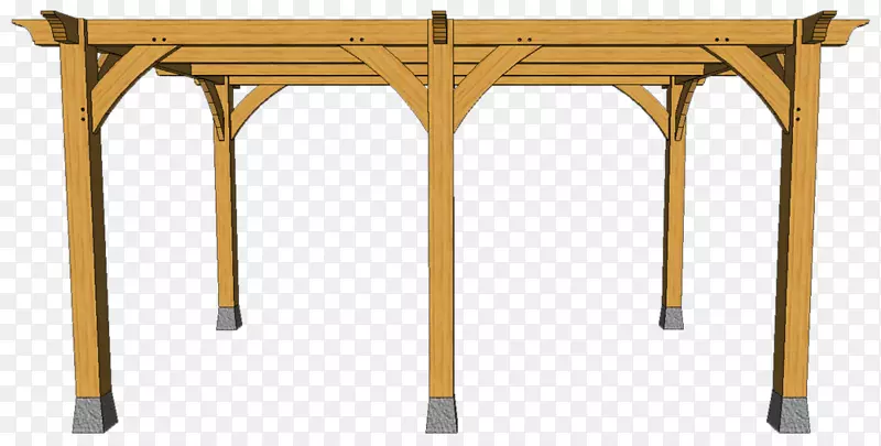 龙骨柱木框架木结构
