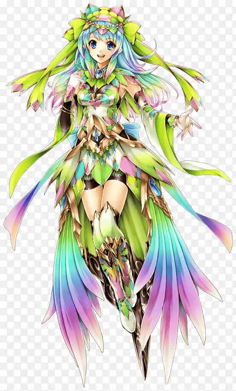 勇敢的边疆2最后的幻想：勇敢的exvius球迷艺术古米-勇敢的角色扮演