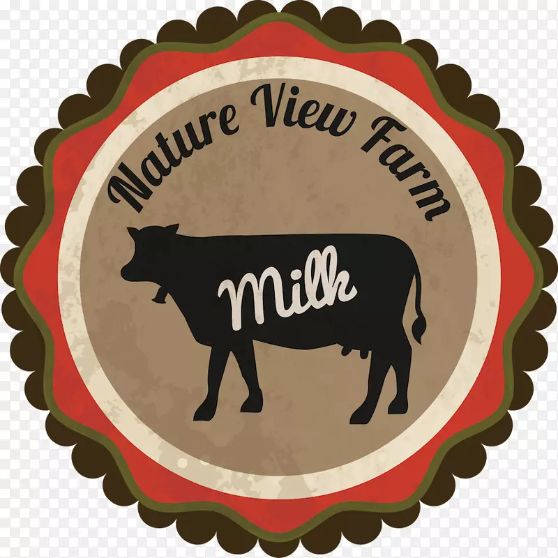 山羊奶酪牛奶干草堆山羊奶牛场标志设计理念