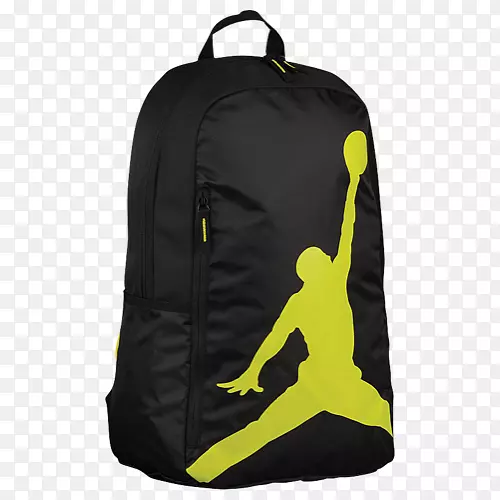 Jumpman Air Jordan Nike背包鞋-透明霓虹灯绿色背包