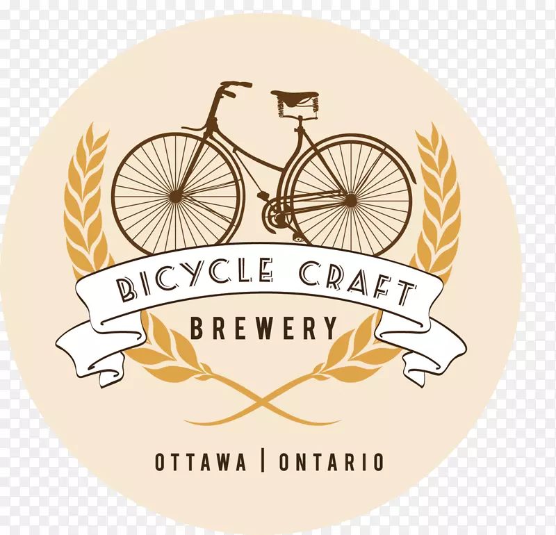 自行车工艺酿酒厂标志图形设计.OMB啤酒厂标志