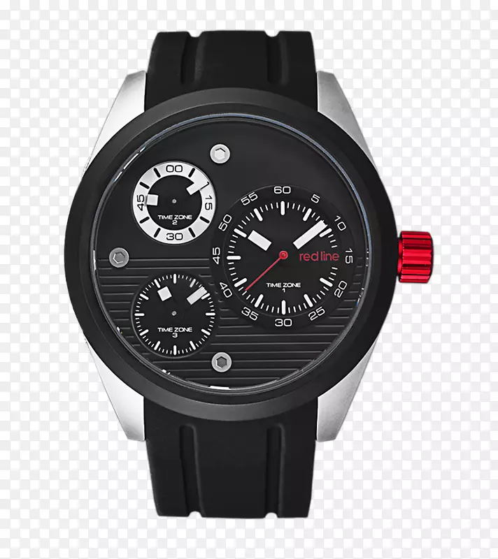 手表表带时钟精工骨架手表红线速度计