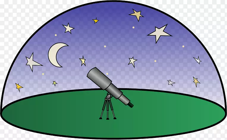 剪贴画天文三角形望远镜-望远镜的行星图像