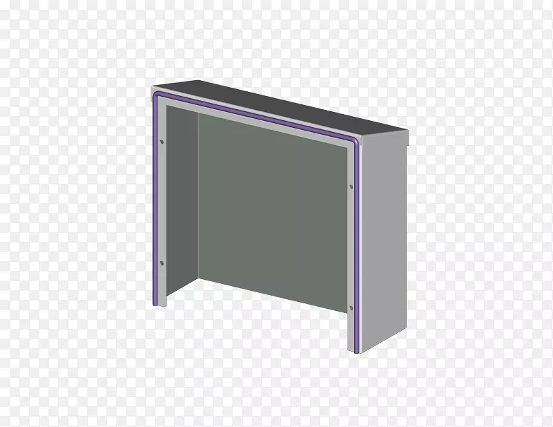 产品设计矩形紫色-3r外壳