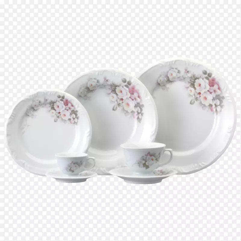 Porcelana Schmidt S.A.茶晚餐瓷器咖啡豆