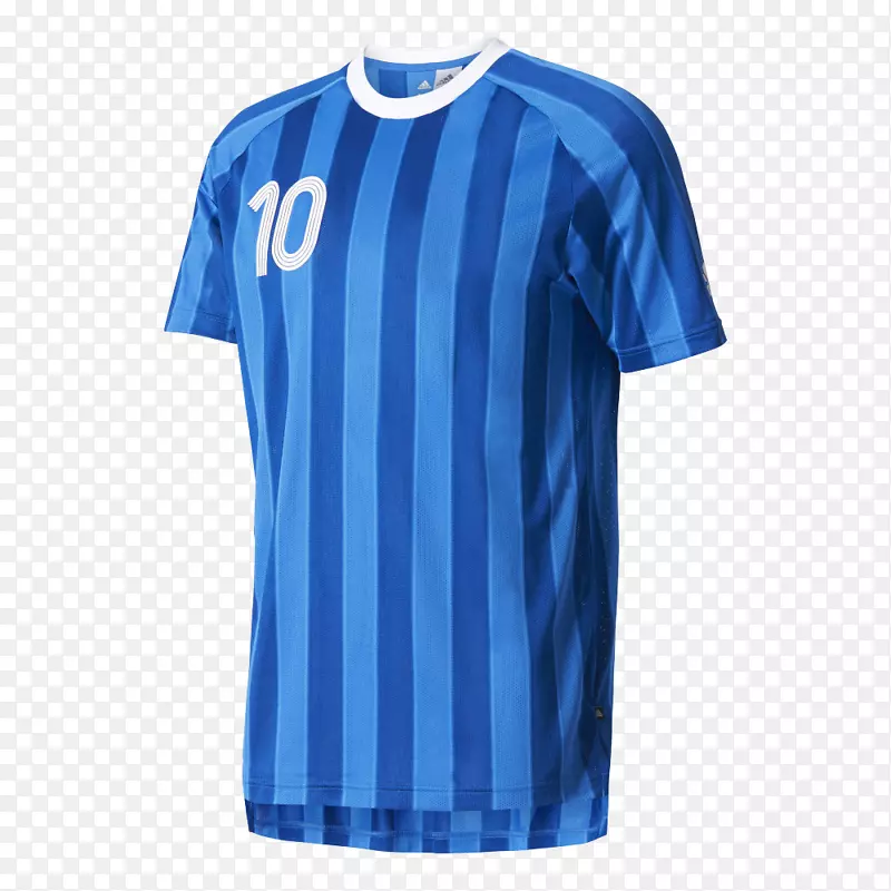 t恤阿迪达斯探戈运动员标志性运动衫-蓝色/学院式皇家/白色服装毛衣-阿迪达斯足球场足球