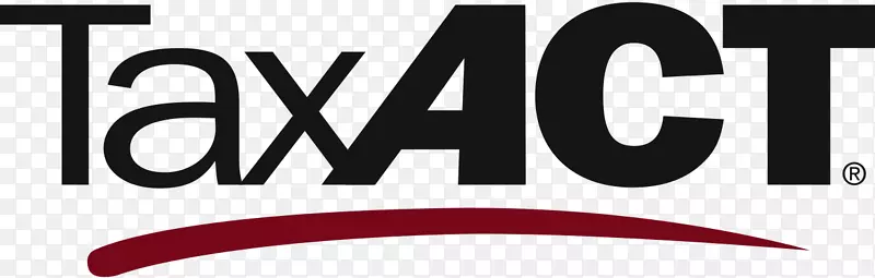 LOGO品牌强调Tax ACT产品-所得税徽标