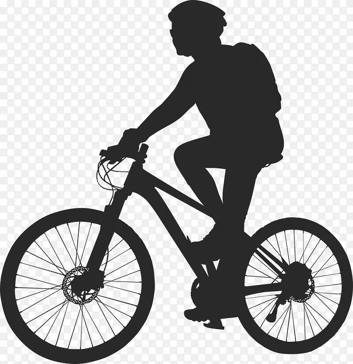 自行车山地自行车图形运动.自行车