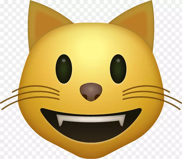 猫面带着喜悦的泪水表情笑脸-猫