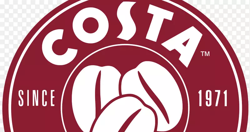 咖啡厅标志科斯塔咖啡字体品牌-哥斯达黎加咖啡标志